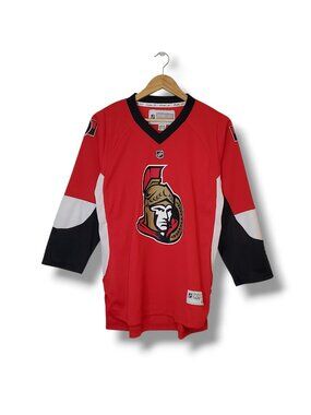 Ottawa Senators Reebok NHL Jersey Black Size YL/XL Fits Mens S/XS